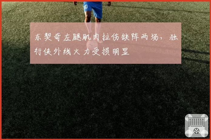 东契奇左腿肌肉拉伤缺阵两场，独行侠外线火力受损明显